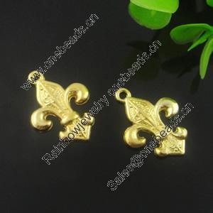 Pendant. Fashion Zinc Alloy Jewelry Findings. Lead-free. 25x18mm. Sold by Bag 