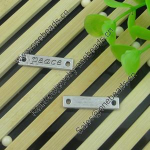 Connector. Fashion Zinc Alloy Jewelry Findings. Lead-free 26x11mm. Sold by Bag