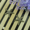 Pendant. Fashion Zinc Alloy Jewelry Findings. Lead-free. Star 19x18mm. Sold by Bag 
