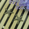 Pendant. Fashion Zinc Alloy Jewelry Findings. Lead-free. Star 19x18mm. Sold by Bag 