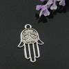 Pendant. Fashion Zinc Alloy Jewelry Findings. Lead-free. hands 22x15mm. Sold by Bag 