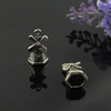 Pendant. Fashion Zinc Alloy Jewelry Findings. Lead-free. Tower 19x10mm. Sold by Bag 
