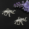Pendant. Fashion Zinc Alloy Jewelry Findings. Lead-free. Animal 31x28.5mm. Sold by Bag 
