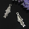 Pendant. Fashion Zinc Alloy Jewelry Findings. Lead-free. Animal 27x9mm. Sold by Bag 