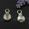 Pendant. Fashion Zinc Alloy Jewelry Findings. Lead-free. 23x13mm Inner dia：10mm. Sold by Bag 