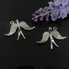 Pendant. Fashion Zinc Alloy Jewelry Findings. Lead-free. Animal 23x32mm. Sold by Bag 
