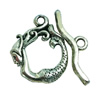 Clasps. Fashion Zinc Alloy jewelry findings. Lead-free. Loop:19x16mm. Bar:21x7mm. Sold by KG