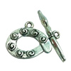 Clasps. Fashion Zinc Alloy jewelry findings. Lead-free. Loop:20x16mm. Bar:24x5mm. Sold by KG
