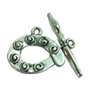 Clasps. Fashion Zinc Alloy jewelry findings. Lead-free. Loop:20x16mm. Bar:24x5mm. Sold by KG