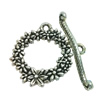 Clasps. Fashion Zinc Alloy jewelry findings. Lead-free. Loop:20x19mm. Bar:22x5mm. Sold by KG