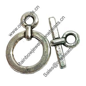 Clasps. Fashion Zinc Alloy jewelry findings. Lead-free. Loop:18x13mm. Bar:15x9mm. Sold by KG
