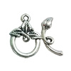 Clasps. Fashion Zinc Alloy jewelry findings. Lead-free. Loop:17x12mm. Bar:15x7mm. Sold by KG