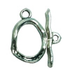 Clasps. Fashion Zinc Alloy jewelry findings. Lead-free. Loop:23x15mm. Bar:23x6mm. Sold by KG