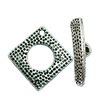 Clasps. Fashion Zinc Alloy jewelry findings. Lead-free. Loop:20x20mm. Bar:20x6mm. Sold by KG
