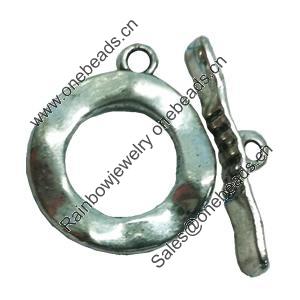 Clasps. Fashion Zinc Alloy jewelry findings. Lead-free. Loop:26x22mm. Bar:28x6mm. Sold by KG