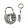 Clasps. Fashion Zinc Alloy jewelry findings. Lead-free. Loop:34x19mm. Bar:34x10mm. Sold by KG
