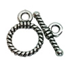 Clasps. Fashion Zinc Alloy jewelry findings. Lead-free. Loop:15x10mm. Bar:15x5mm. Sold by KG