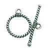 Clasps. Fashion Zinc Alloy jewelry findings. Lead-free. Loop:20x15mm. Bar:28x5mm. Sold by KG
