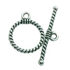 Clasps. Fashion Zinc Alloy jewelry findings. Lead-free. Loop:20x15mm. Bar:28x5mm. Sold by KG