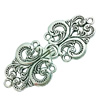 Clasps. Fashion Zinc Alloy jewelry findings. Lead-free. 73x30mm Sold by Bag