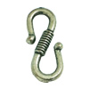 Clasps. Fashion Zinc Alloy jewelry findings. Lead-free. 22x10mm. Sold by KG
