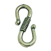 Clasps. Fashion Zinc Alloy jewelry findings. Lead-free. 22x10mm. Sold by KG