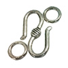 Clasps. Fashion Zinc Alloy jewelry findings. Lead-free. 19x19mm. Sold by KG