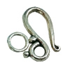 Clasps. Fashion Zinc Alloy jewelry findings. Lead-free. 19x16mm. Sold by KG