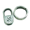 Clasps. Fashion Zinc Alloy jewelry findings. Lead-free. Loop:14x8mm. Bar:10x12mm. Sold by KG
