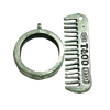 Clasps. Fashion Zinc Alloy jewelry findings. Lead-free. Loop:20x18mm. Bar:28x10mm. Sold by KG