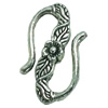 Clasps. Fashion Zinc Alloy jewelry findings. Lead-free. 22x15mm. Sold by KG
