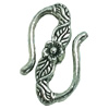 Clasps. Fashion Zinc Alloy jewelry findings. Lead-free. 22x15mm. Sold by KG