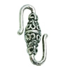 Clasps. Fashion Zinc Alloy jewelry findings. Lead-free. 23x10mm. Sold by KG