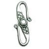 Clasps. Fashion Zinc Alloy jewelry findings. Lead-free. 30x12mm. Sold by KG
