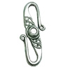 Clasps. Fashion Zinc Alloy jewelry findings. Lead-free. 30x12mm. Sold by KG