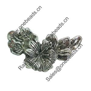 Clasps. Fashion Zinc Alloy jewelry findings. Lead-free. 30x17mm. Sold by KG