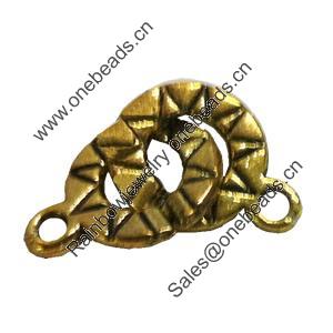 Clasps. Fashion Zinc Alloy jewelry findings. Lead-free. Loop:15x12mm. Sold by Bag