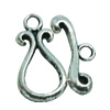 Clasps. Fashion Zinc Alloy jewelry findings. Lead-free. Loop:24x12mm. Bar:21x9mm. Sold by KG
