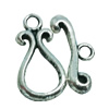 Clasps. Fashion Zinc Alloy jewelry findings. Lead-free. Loop:24x12mm. Bar:21x9mm. Sold by KG