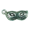 Pendant. Fashion Zinc Alloy jewelry findings. Lead-free. mask 18x8mm. Sold by Bag
