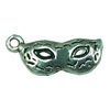 Pendant. Fashion Zinc Alloy jewelry findings. Lead-free. mask 18x8mm. Sold by Bag