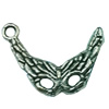 Pendant. Fashion Zinc Alloy jewelry findings. Lead-free. mask 20x14mm. Sold by Bag
