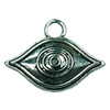 Pendant. Fashion Zinc Alloy jewelry findings. Lead-free. Eye 32x23mm. Sold by Bag
