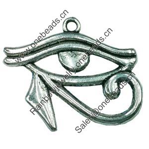 Pendant. Fashion Zinc Alloy Jewelry Findings. Lead-free. 23x29mm. Sold by Bag 