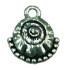 Pendant. Fashion Zinc Alloy jewelry findings. Lead-free. Eye 12x11mm. Sold by Bag