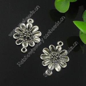 Connector. Fashion Zinc Alloy Jewelry Findings. Lead-free 18x24mm. Sold by Bag