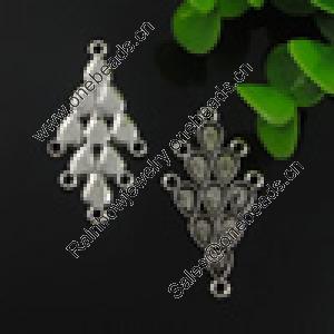 Connector. Fashion Zinc Alloy Jewelry Findings. Lead-free 38x20mm. Sold by Bag