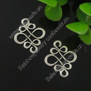 Connector. Fashion Zinc Alloy Jewelry Findings. Lead-free 22x19mm. Sold by Bag