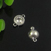 Connector. Fashion Zinc Alloy Jewelry Findings. Lead-free  10.5x15.5mm, Inner dia:8.3mm. Sold by Bag

