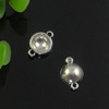 Connector. Fashion Zinc Alloy Jewelry Findings. Lead-free  10.5x15.5mm, Inner dia:8.3mm. Sold by Bag